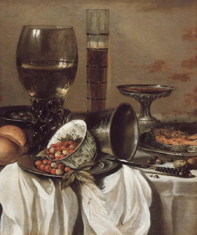Pieter Claesz Still Life with Drinking Vessels oil painting image